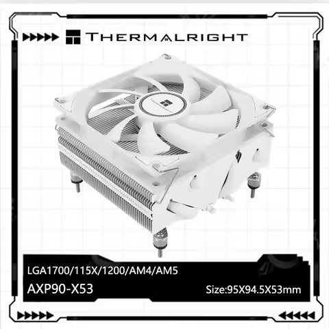 Thermalright AXP90-X53 Low Profile CPU Air Cooler 53mm Height With 92mm PWM Cooling Fan for AMD AM4 