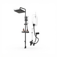 Pressurized Handheld Shower Head Set rust-resistant ABS Bathroom Rainfall Spray Single Handle Contro