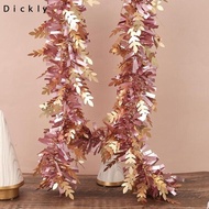 Dickly Christmas Tinsel Garland 5.9 Ft Xmas Decor for Home Staircase Christmas Tree