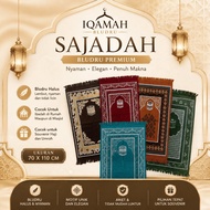 IQamah Velvet Prayer Rug Premium Velvet 70 x 110 cm for Mosque House Worship