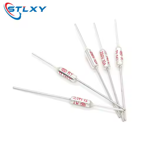 5PCS Temperature RY 10A 15A 250V Tf Thermal Fuse 65C 85C 100C 105C 110C 120C 130C 152C 165C 172C 185