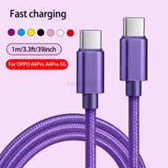 C To C 60W Mobile Phone Fast Charging CableSuitable for  OPPO A5iPro A5Pro 5G A6Pro 5G A6X Samsung S
