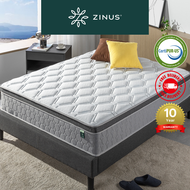 Zinus 30cm Euro Top Latex and Memory Foam Hybrid Pocketed Spring Mattress (12inch) - Single , Super Single , Queen , King size