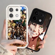 Z-43 Attack on Titan White Black Case Casing for ITEL P65 Infinix Smart POP Tecno Spark 7 GT 20 Pro 