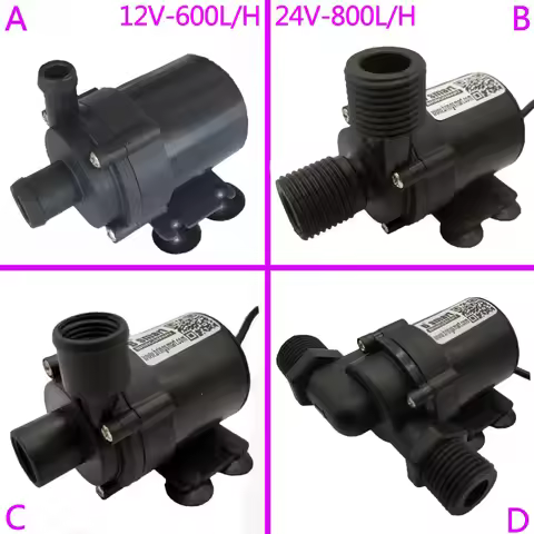 Wholesale 600L/H 800L/H 12V 24V brushless DC Solar Water Heater Pump 3M 4.2M boost submersible land 