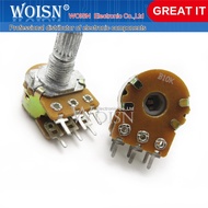 5 PCS B1K B2K B5K B10K B20K B50K B100K B500K B1M 6Pin Shaft WH148 Potentiometer 1K 2K 5K 10K 20K 50K