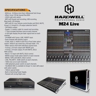 mixer hardwell M24 Live mixer audio hardwell 24 channel original