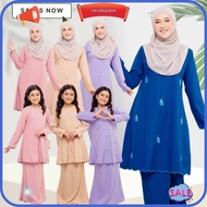 ⭐LOW PRICE⭐ By Melia Design Baju Hot Raya 2024 Kurung Moden Sulam biku Murah perempuan cotton Bunga Sedondon Mak budak plus size