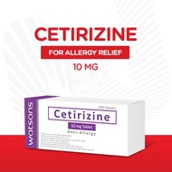 WATSONS Cetirizine hydrochloride 10mg