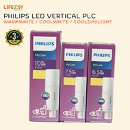 [3 Year Warranty] Philips LED Vertical PLC PL-C G24D 6.5W 7.5W 10W Light Bulb Warm White Cool Daylig