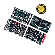 Custom sticker for LEGO 42171 Mercedes-AMG F1 W14 E Performance Racing, sticker only