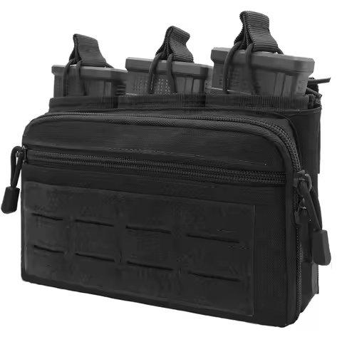 Molle Magazine Pouch Triple Mag Bag Rifle Mag Admin Pouch EDC Bag Universal Cartridge Holder Hunting