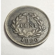 Sarawak Old Coin Charles Vyner Brooke 1 Cent Year 1920