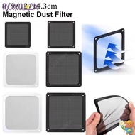 ROXULZX Dustproof Mesh Cover, 80mm 90mm 120mm 143mm Magnet PC Chassis Cooling Fan Dust Filter, with 