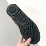 BAPE STA Ortholite Black Red Low Top Casual Board Shoes 3ZND 97K6 YDTU KR3H Q9PQ