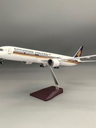 Singapore 787 Aircraft Model Singapore B787 Airlines Airliner Singapore B747 Static Display Collecti