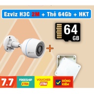 Ezviz Outdoor Wifi Camera H3, C3W, H3C, C3TN 1080P 3K, C3N Night Color Camera, Genuine