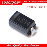 100pcs SS14 SMA 1N5819 SMD IN5819 1A 40V Schottky Diode