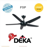 DEKA F5P Remote Control Ceiling Fan [Black]