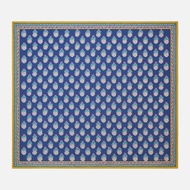 Indian Block Cotton Pareo - Blue