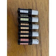 Led Stop Turn Signal Lights 1156 84 LED 12-24V SUPER BRIGHT SILENT MODE FLASHING BAU15S BAU18S 150 D