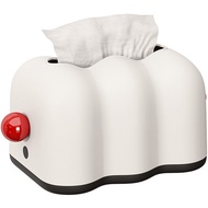 Small Small Living Room Light Luxury Napkin Box Tissue Box Storage Style Desktop Red Ball Golden Dop