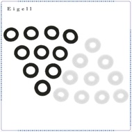 [Eigell] Pack of 10 Brass Instrument Trumpet Wool Felt Washers Pads Protectors Dia. 17mm
