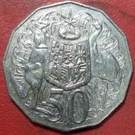 koin asing 50 cents Australia 2015 TP 3232