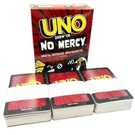 UNO NO Mercy - A deck of cards, no mercy, for playing cards, party games, and toys (168 cards). MCPL