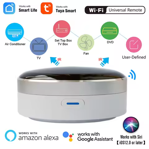 Smart Remote Control Universal IR WiFi Infrared Home Control Hub Remote Controller Smart Home Life A