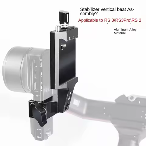 Durable-Camera Bracket Vertical Video Camera Mount DSLR Shooting Mount for DJI Ronin RS2 RS3 RS3 Min