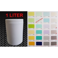 1 Liter BIGSALES Wall Emulsion Mural Paint / Wall Ceiling Paint / Cat Mural Pelaka Air Dinding (Colour)