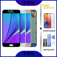 OSN Original Samsung A8 2016 A810 A810F A810M A810G LCD Display + Touch Screen Digitizer Black / Gol