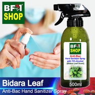 Anti Bacterial Hand Sanitizer Spray with 75% Alcohol - Bidara Anti Bacterial Hand Sanitizer Spray - 500ml