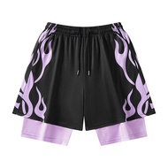 [H2O] 2026 Summer 3D Men's Sports Shorts Trendy Casual Printed Versatile Straight Pants B7XV