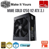 Cooler Master MWE Gold 1250 V2 ATX 3.1 Fully Modular 80 PLUS Gold Certified ATX Power Supply Unit