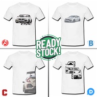 HONDA T-shirt Civic Generation T-shirt Distro 100% Cotton | Size SML XL XXL 3XL 4XL