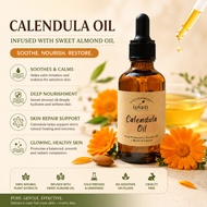 Calendula Oil [Infused Oil] Carrier Oil 金盏花浸泡油  Pure Natural Cold Pressed Carrier Oil