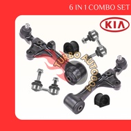 [6 IN 1 COMBO SET] OEM Front Lower Arm / Stabilizer Link / Bush for Naza Ria / Kia Carnival