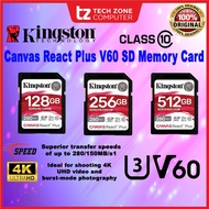 Kingston Canvas React Plus V60 SD memory card SDR2V6 ( 512GB / 1TB )