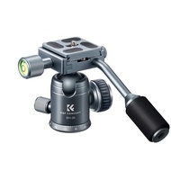 K&F Concept 26mm Metal Tripod Ball Head with Handle 360 Degree Rotating Panoramic with 1/4 inch Quic