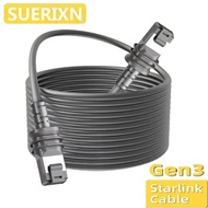 150FT Starlink Gen 3 cable, replacing Ethernet cable standard V3 24AWG shielded outdoor waterproof