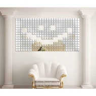 60pcs Cermin Hiasan Dinding Wall Art/ Mini Mirror / HomeDecor