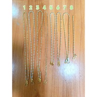 Inspire Jewelry Italian Necklace 2-3 Kings 2-3 Mm Work Like A Gold Shop Cut Crown Pattern 22-24 Inch