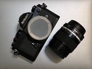 Nikon FM film camera (sold)+ Nikon Ais 105mm 2.5 lens 菲林相機連鏡頭 共$800