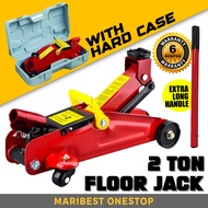 2 Ton Portable Hydraulic Jack Hard Case Floor Jack Car Jack Heavy Duty  Car Repair Jack Kereta Jet K