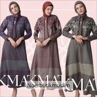 Hikmat Fashion Original A5500-02 Abaya Hikmat noerbutikmuslim Gamis