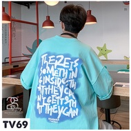 Clothing Unisex Cotton Oversize Wide Form Cheap T-Shirt Printed Lovely Letter Pattern TV6