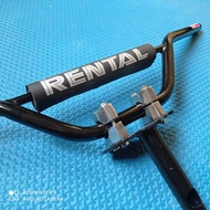 satu paket hemat adaptor honda plus stang trail rental hitam untuk semua motor bebek dan matic honda