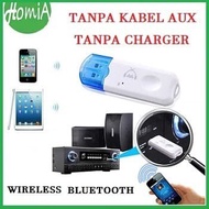 Dongle Usb Bluetooth Receiver Audio Music Tanpa Kabel Aux With Mic